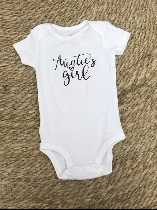 Onesie - Auntie's Girl Size 9M