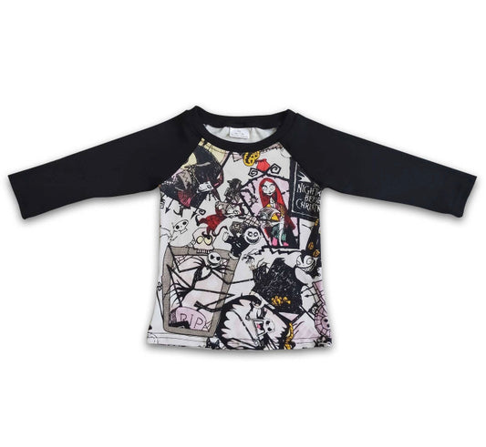 Nightmare Before Christmas Long Sleeve Shirt Size 6-12M